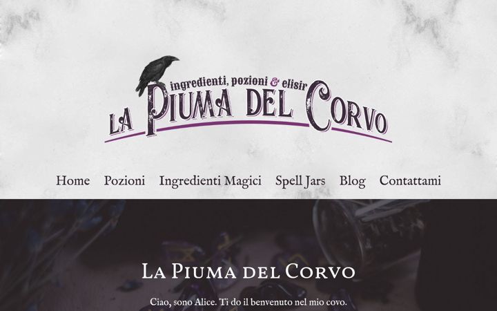 Screenshot of lapiumadelcorvo.altervista.org