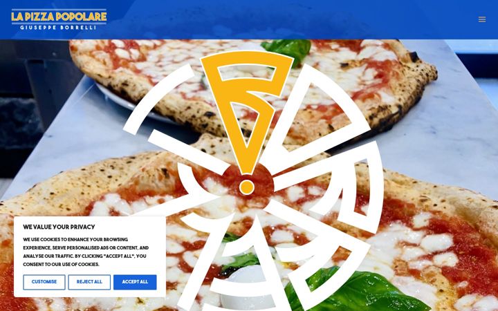 Screenshot of lapizzapopolare.it