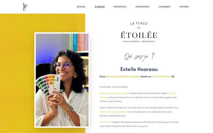 Screenshot of laplaceetoilee.com