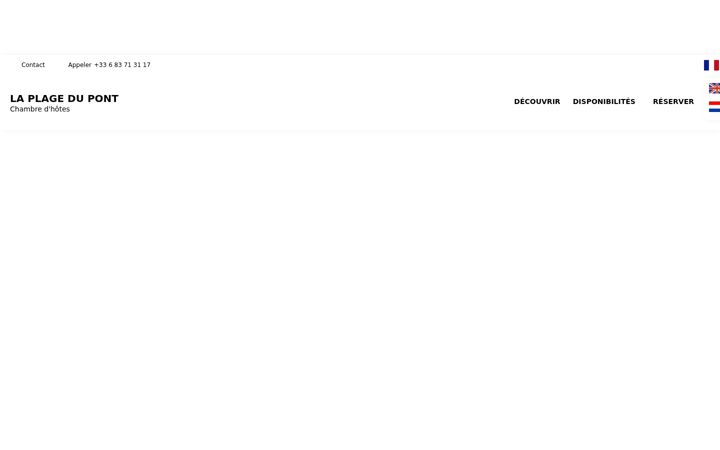 Screenshot of laplagedupont.fr