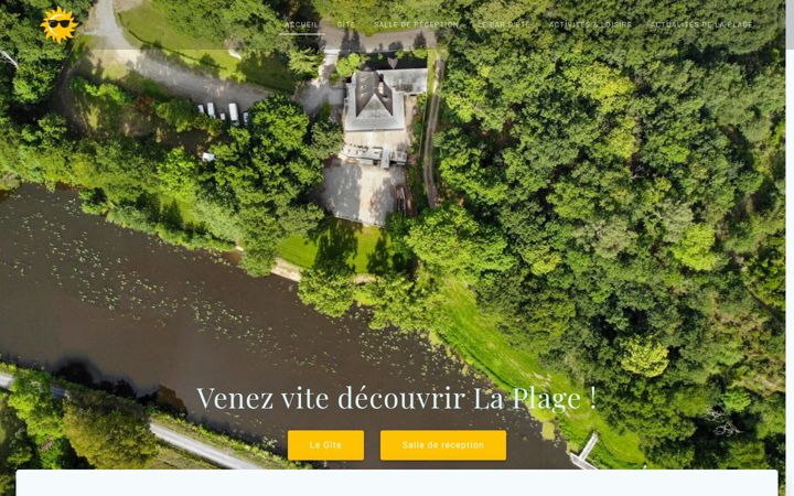 Screenshot of laplageplechatel.com