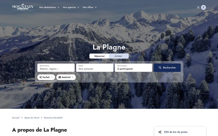 Screenshot of laplagne-immobilier.com