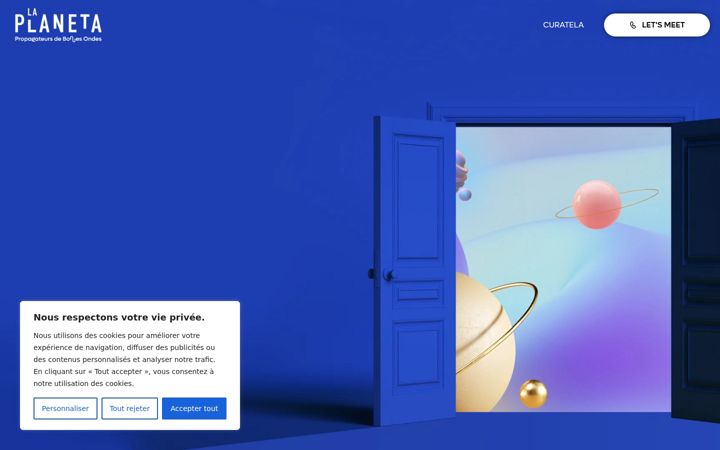 Screenshot of laplaneta-mariage.fr
