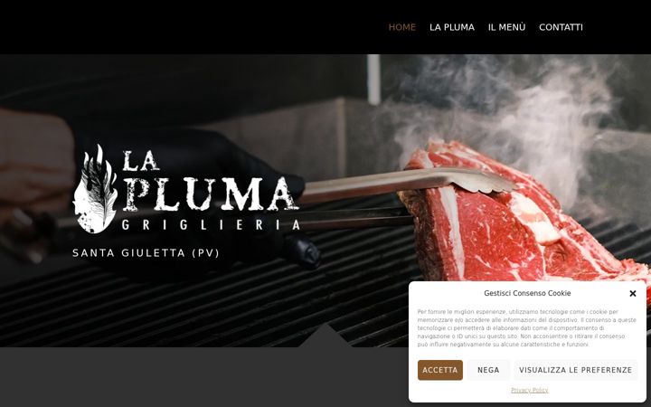 Screenshot of laplumagriglieria.it