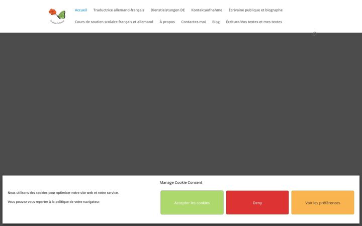 Screenshot of laplumebutineuse.com