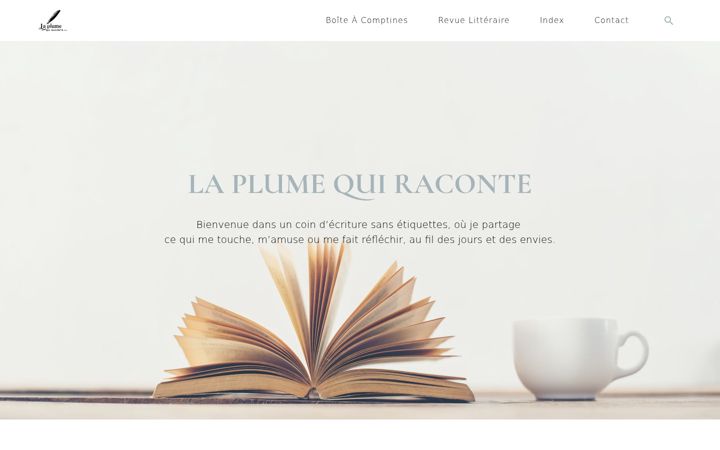 Screenshot of laplumequiraconte.fr
