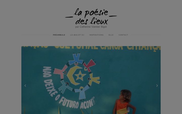 Screenshot of lapoesiedeslieux.fr
