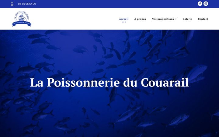 Screenshot of lapoissonnerieducouarail.fr
