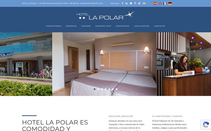 Screenshot of lapolarhotel.com