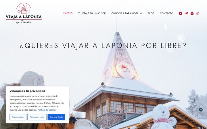 Screenshot of laponiaporlibre.es