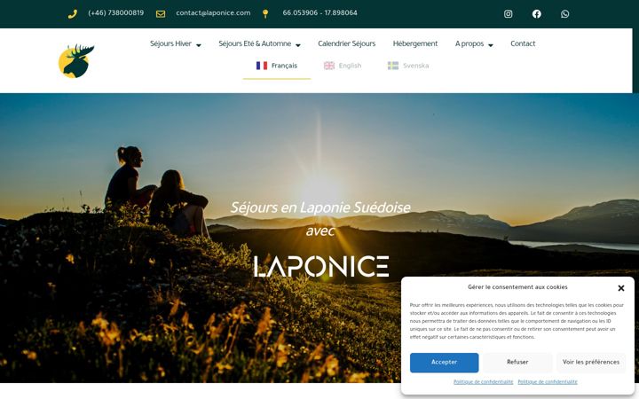 Screenshot of laponice.com