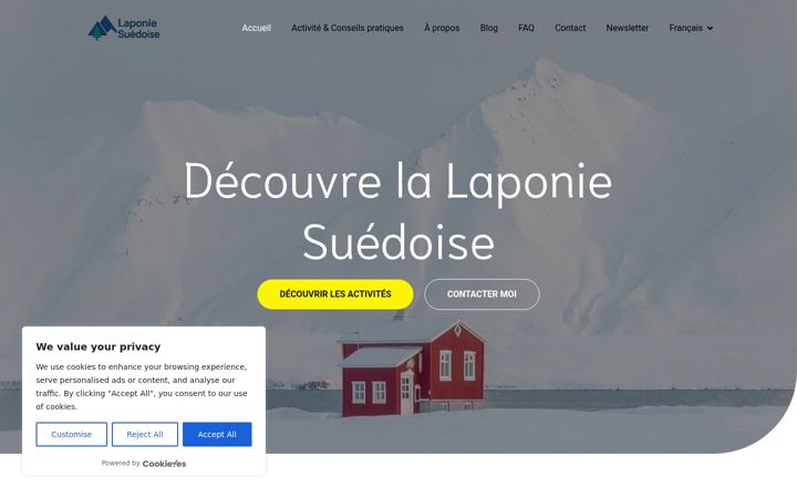 Screenshot of laponie-suedoise.ch