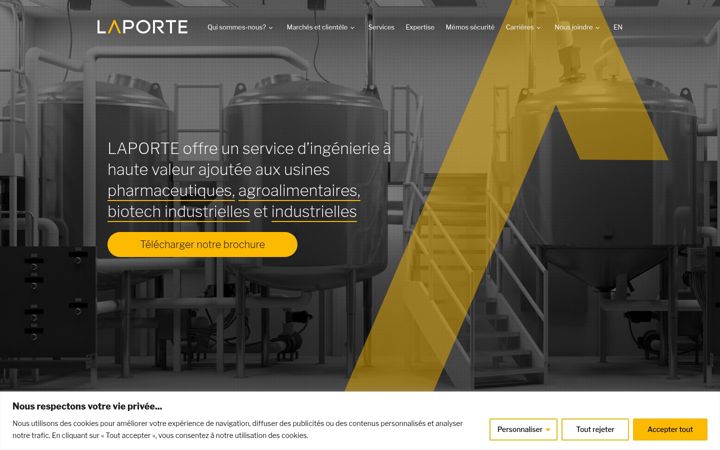 Screenshot of laporteconsultants.com