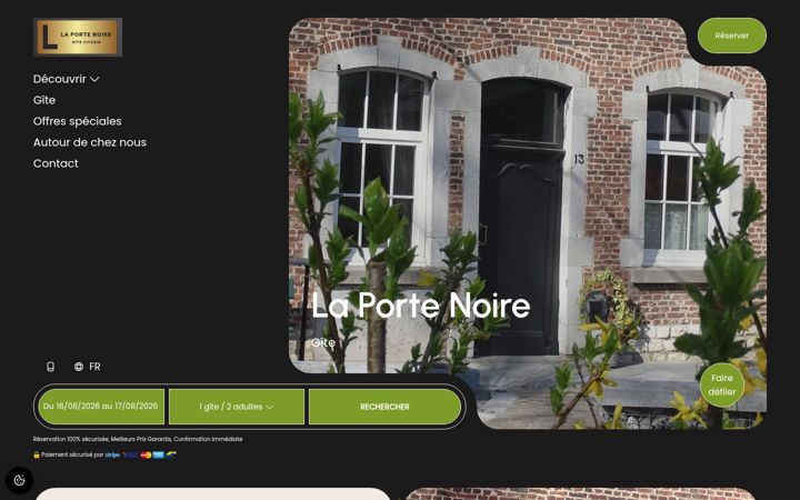 Screenshot of laportenoire.eu