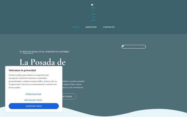Screenshot of laposadadeabanillas.es