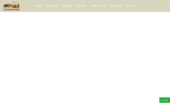 Screenshot of laposadademoya.es
