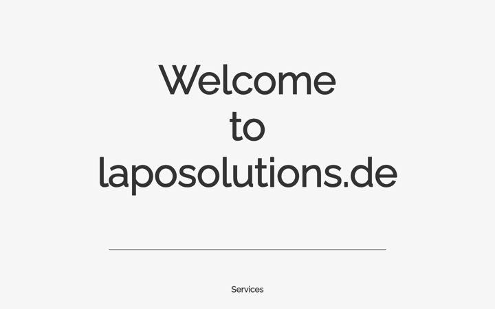 Screenshot of laposolutions.de