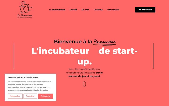Screenshot of lapouponniere-welcomefamily.com