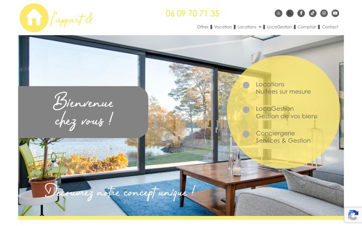 Screenshot of lappartet.fr