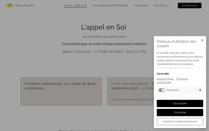 Screenshot of lappeldesmots.com