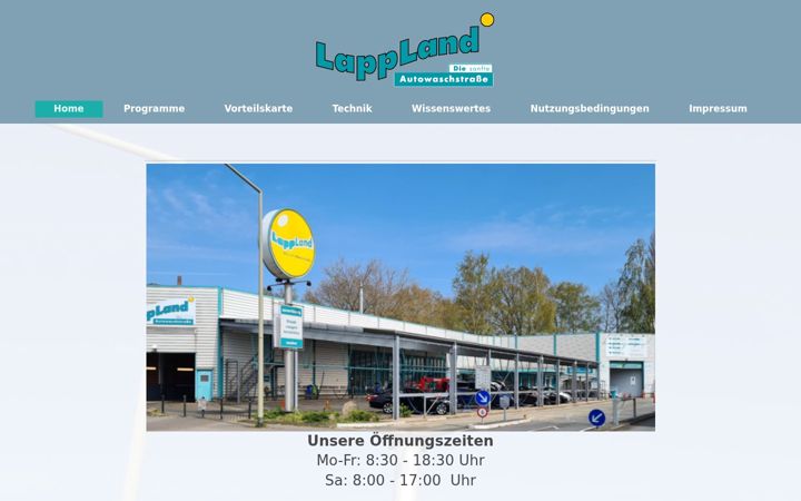 Screenshot of lappland-os.de
