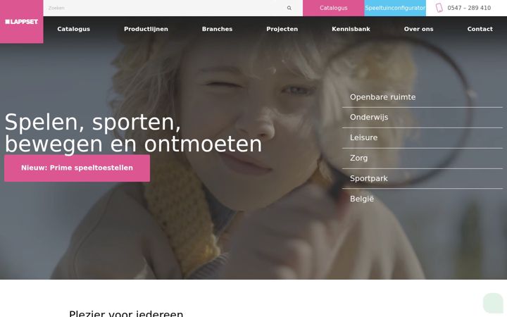 Screenshot of lappset.nl