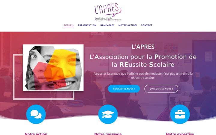 Screenshot of lapres.fr