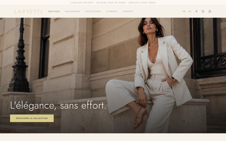 Screenshot of lapretty.fr