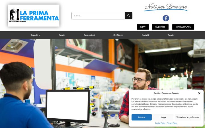 Screenshot of laprimaferramenta.it