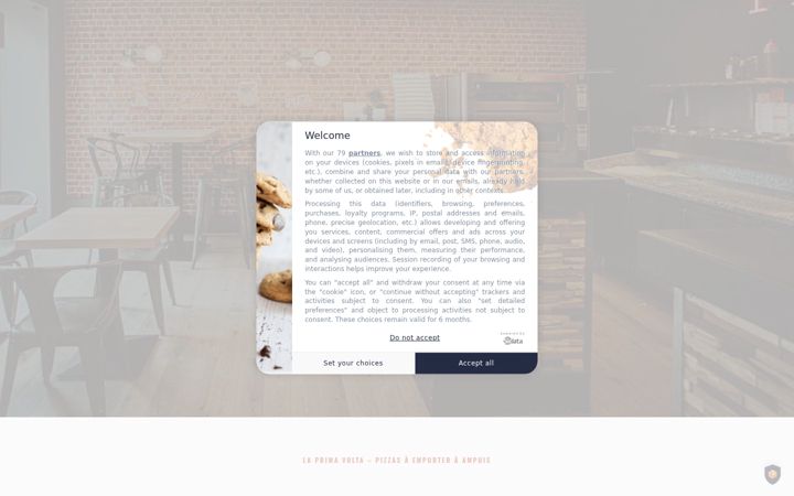 Screenshot of laprimavolta-ampuis.com