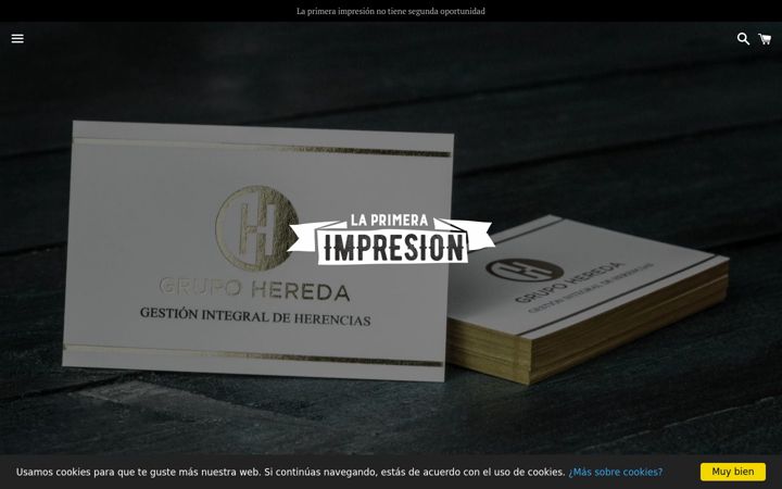 Screenshot of laprimeraimpresion.es