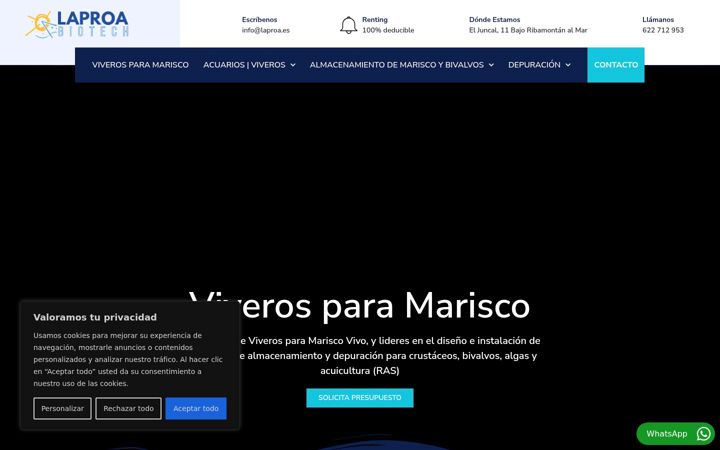 Screenshot of laproa.es