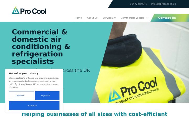 Screenshot of laprocool.co.uk