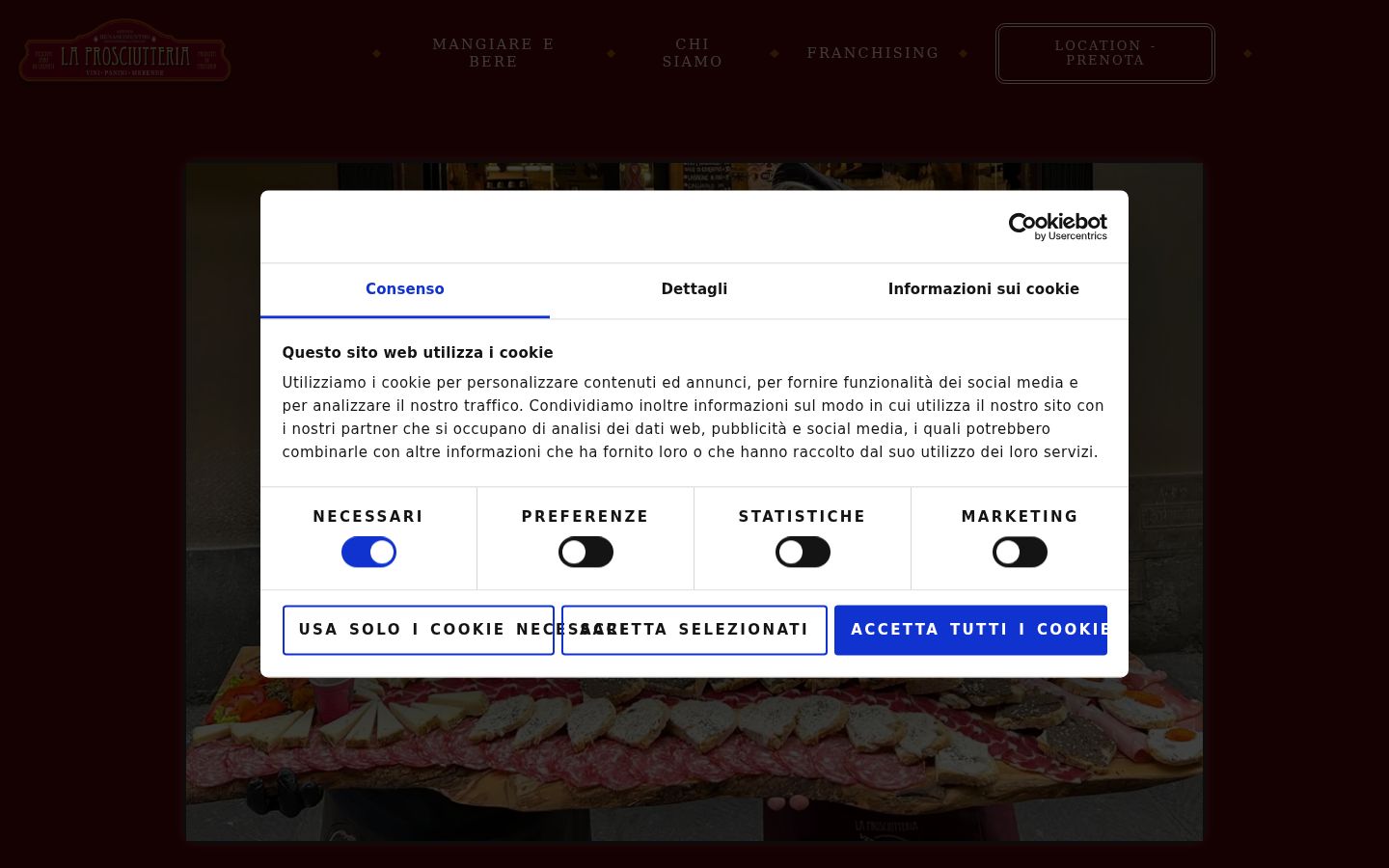 Capture d'écran de la bannière de consentement affichée avant toute interaction