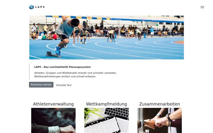 Screenshot of laps-app.de