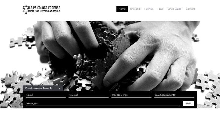 Screenshot of lapsicologaforense.it