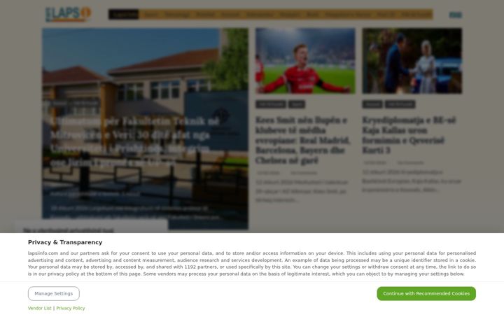 Screenshot of lapsiinfo.com