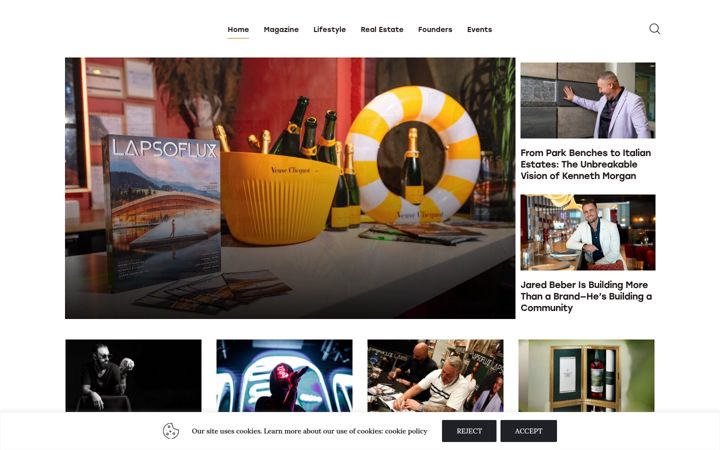 Screenshot of lapsoflux.com