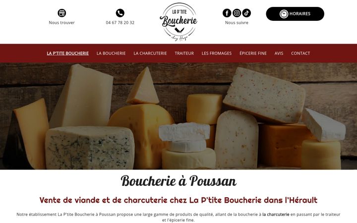 Screenshot of laptite-boucherie.fr
