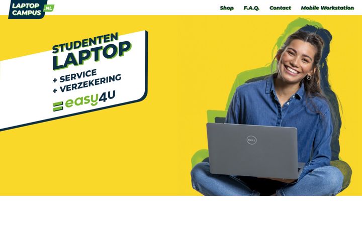 Screenshot of laptopcampus.nl