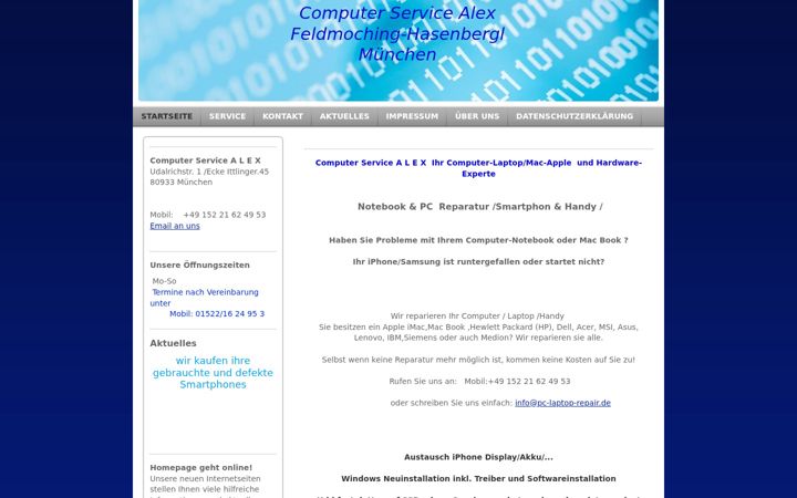 Screenshot of laptopservice-alex.de