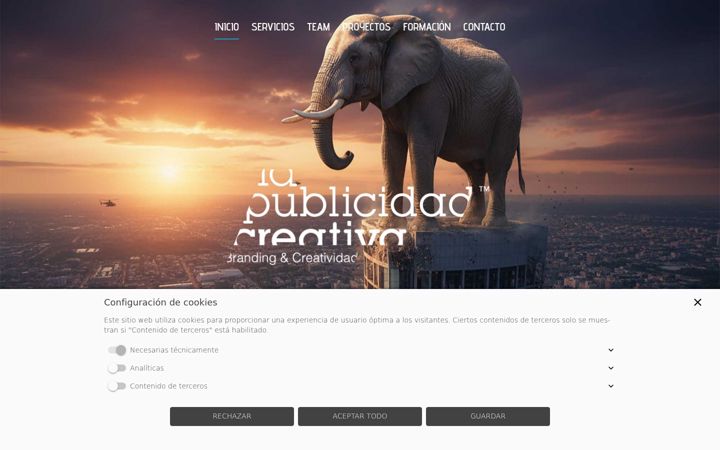 Screenshot of lapublicidadcreativa.com