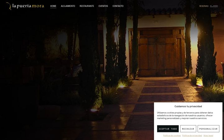 Screenshot of lapuertamora.com