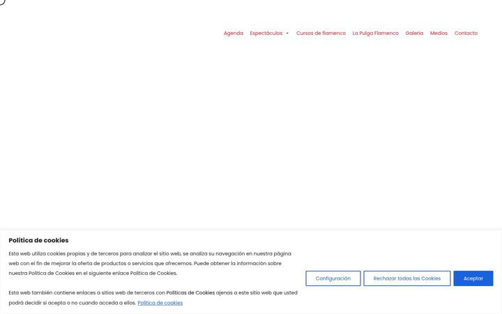 Screenshot of lapulgaflamenco.com
