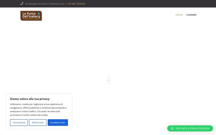 Screenshot of lapuntadellicebergterminillo.it