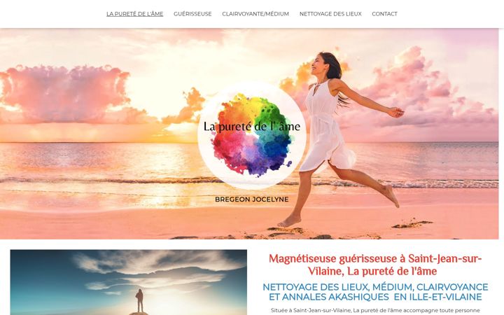 Screenshot of lapuretedelame.fr