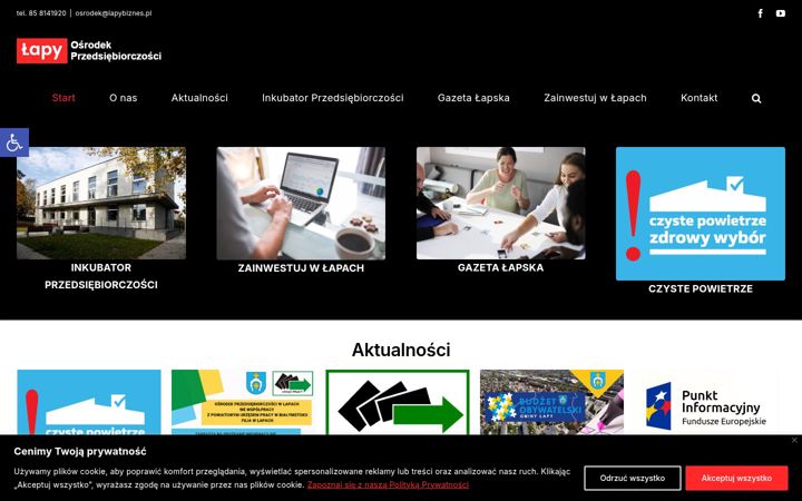 Screenshot of lapybiznes.pl