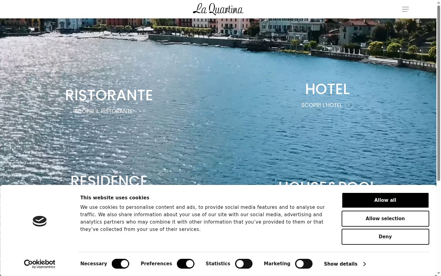 Captură de ecran a bannerului de consimțământ afișat înainte de orice interacțiune