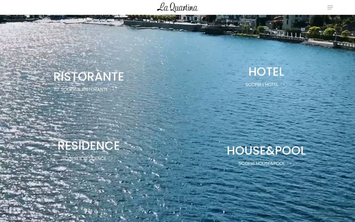 Screenshot of laquartina.com