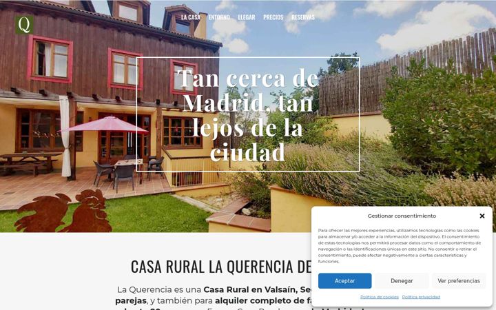 Screenshot of laquerenciadevalsain.es